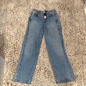 rag & bone Light Blue Wide-Leg Jeans